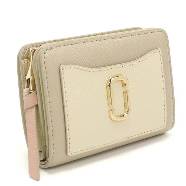 MARC JACOBS マークジェイコブス 二折財布小銭入付き 2F3SMP062S07 695 THE MINI COMPACT WALLET レディース MARC JACOBS（マーク・ジェイコブス） 二折財布小銭入付き
