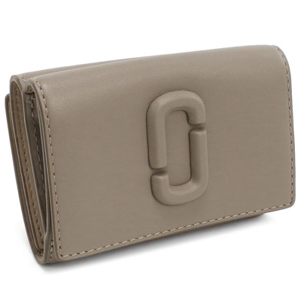 MARC JACOBS マークジェイコブス 三折財布小銭入付き 2S4SMP009S02 055 THE TRIFOLD WALLET レディース グレー MARC JACOBS（マーク・ジェイコブス） 三折財布小銭入付き