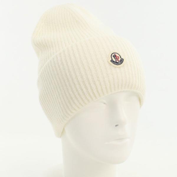 MONCLER モンクレール ニットキャップ 3B00032 M1241 035 レディース ホワイト MONCLER（モンクレール） ニットキャップ 3B00032 M1241 035