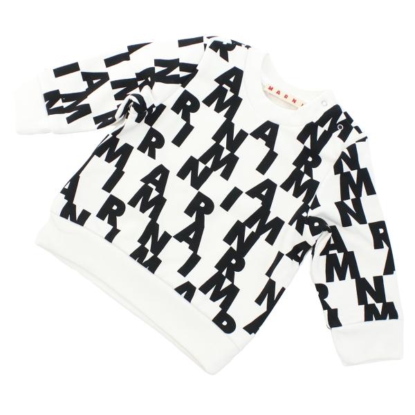 【ペコちゃん】MARNI　袖チュール シアー クロップド スウェット 白 ペコちゃん様専用】MARNI 袖チュール シアー クロップド
