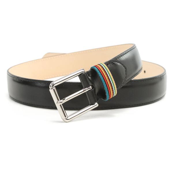 Paul Smith ポールスミス ベルト M1A8169 TSTKEE 79 メンズ ブラック Paul Smith（ポール・スミス） ベルト M1A8169 TSTKEE 79 メンズ