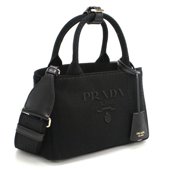 PRADA カナパ プラダ 2way ショルダーバッグ ハンドバッグ S サイズ PRADA（プラダ） CANAPA RICAMO カナパ ハンドバッグ 2WAY ショルダー