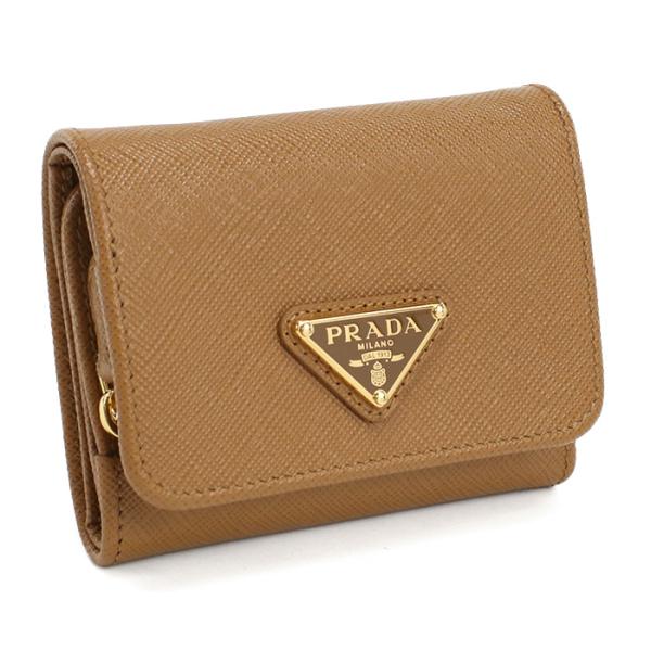 PRADA プラダ 三折財布小銭入付き 1MH044 QHH F03BH レディース