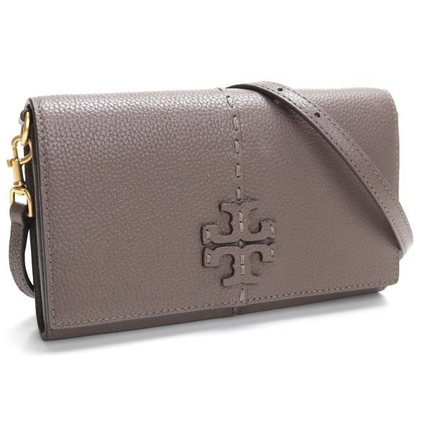 Tory Burch Mcgraw Wallet Crossbody Silver Maple IUCN Water