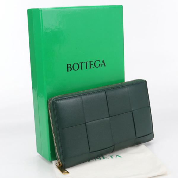 Bottega Veneta カセット ジップアラウンド 長財布 中古 BOTTEGA VENETA】カセット ジップアラウンドウォレット (BOTTEGA