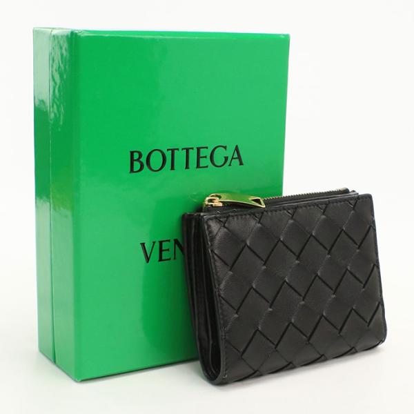 ボッテガ・ヴェネタ　二つ折り財布　中古 BOTTEGA VENETA（ボッテガ・ヴェネタ） 中古・未使用 二つ折り財布