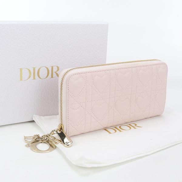 【ほぼ未使用】 Dior ディオール　ラウンドウォレット　レザー　長財布 Christian Dior（クリスチャン・ディオール） ディオール ラウンド