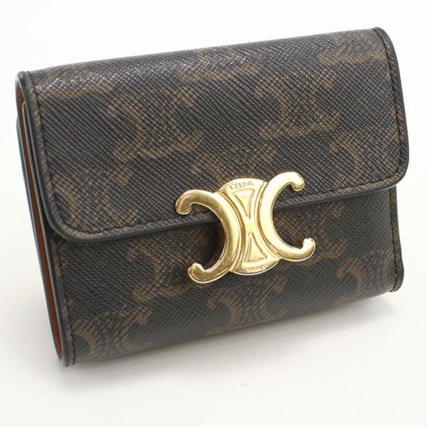 CELINE（セリーヌ） 中古良品 三つ折り財布 10I652DS3.04LU コンパクト