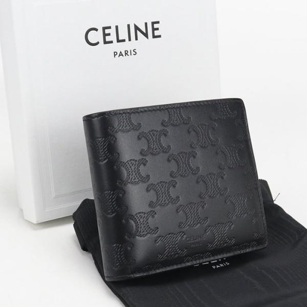 最終値下げ！CELINE 二つ折り財布 トリオンフ CELINE（セリーヌ） 中古美品 二つ折り財布 バイフォールドウォレット