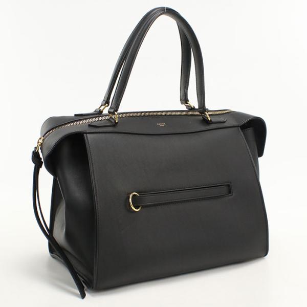 中古良品 CELINE セリーヌ トートバッグ リングバッグ レディース ブラック爆買