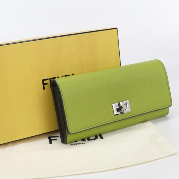 フェンディ コンチネンタルウォレット ピーカブー 8M0427 長財布ニ折小銭入付き FENDI（フェンディ） 中古良品 長財布ニ折小銭入付き 8M0427