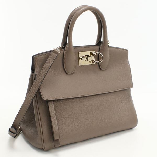 中古良品 FERRAGAMO フェラガモ トートバッグ 21 H159 2WAY ガンチーニ