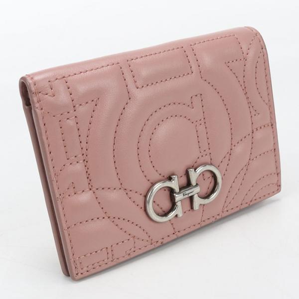 FERRAGAMO（フェラガモ） 中古良品 二折財布 22 D665 ガンチーニ