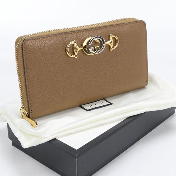 グッチ ジップアラウンドウォレット ズゥミ 570661 長財布ラウンドファスナー GUCCI（グッチ） 中古美品 長財布ラウンドファスナー 570661 ジップ