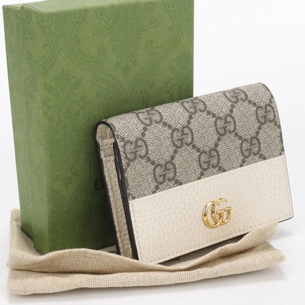 GUCCI（グッチ） 中古・未使用 二つ折り財布 658610 バイカラー カード