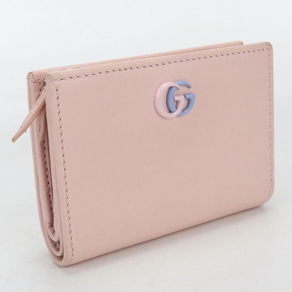 GUCCI（グッチ） 中古良品 二つ折り財布 バイカラー スモール