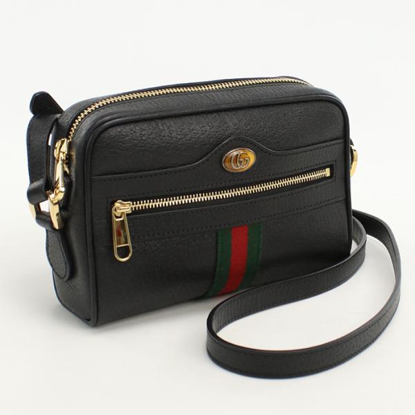 【GUCCI/グッチ】 517350 オフィディア ミニバッグ ショルダーバッグ レザー ブラック レディース【中古】【真子質店】【BL】【MiIS】 GUCCI（グッチ） 中古良品 斜め掛け ショルダーバッグ 517350 ミニ
