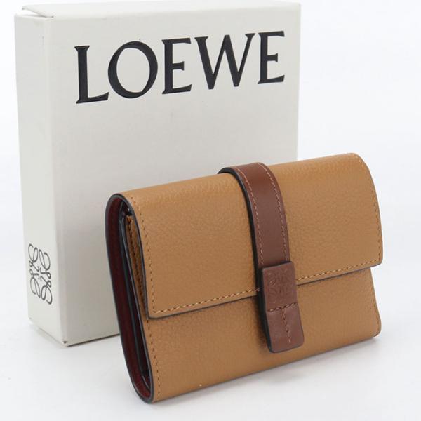 LOEWE（ロエベ） 中古良品 三折財布 バーティカルウォレットスモール
