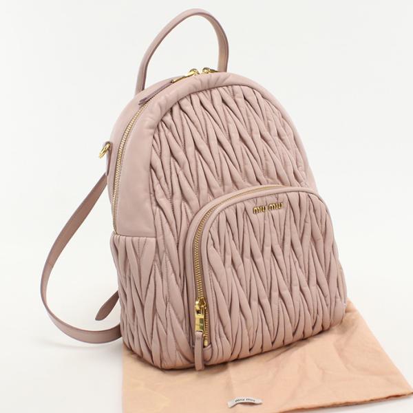miu miu マトラッセリュック miu miu（ミュウミュウ） 中古良品 MIUMIU(OUTLET) アウトレット