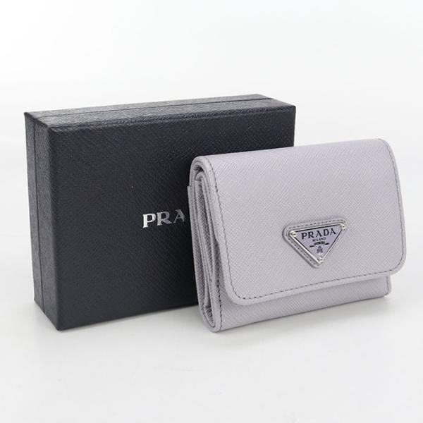 PRADA（プラダ） 中古・未使用 三折財布 1MH043 QHH F0ETB