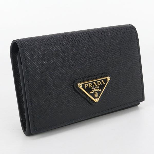 PRADA（プラダ） 中古良品 名刺入れ カードケース サフィアーノ