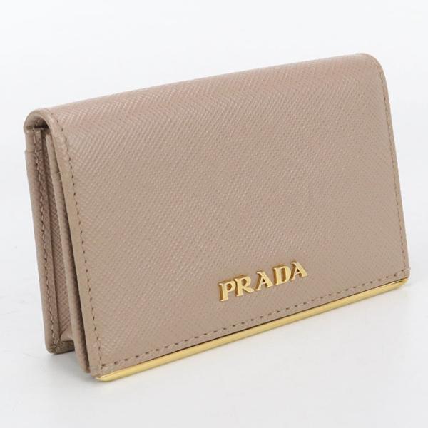 PRADA（プラダ） 中古良品 名刺入れ カードケース サフィアーノレザー
