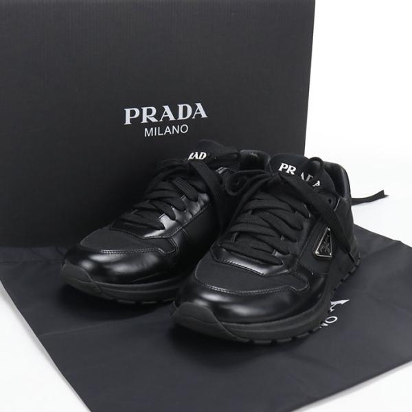 プラダ靴 PRADA/プラダ_Men通販 | スピードロック レザー メッシュ スニーカー