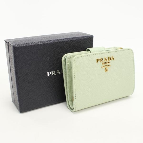 PRADA（プラダ） 中古・未使用 二つ折り財布 サフィアーノ レディース