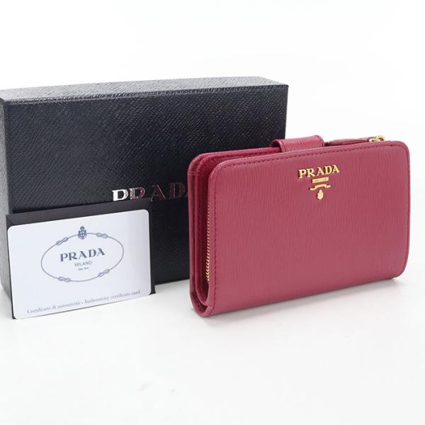 PRADA（プラダ） 中古良品 二つ折り財布 ヴィッテロムーブ レディース