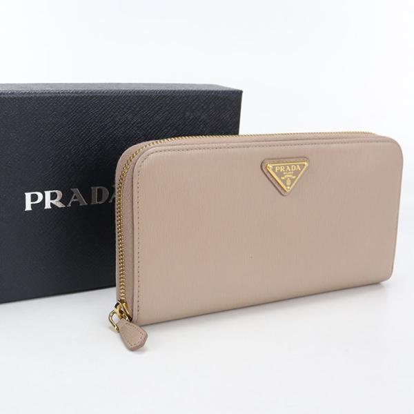 【美品】プラダ　長財布　ラウンドジップ　PRADA PRADA（プラダ） 中古良品 長財布ラウンドファスナー ジップアラウンド