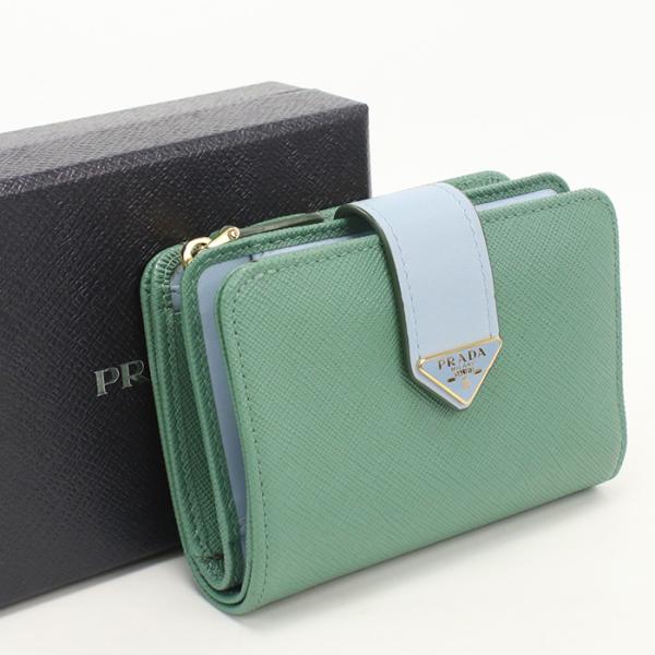 PRADA（プラダ） 中古良品 二つ折り財布 1ML018 2DYG F03HX