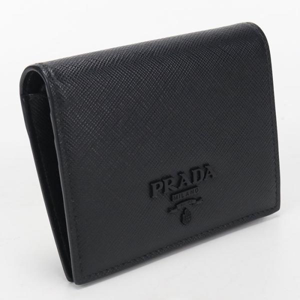 PRADA（プラダ） 中古・未使用 二つ折り財布 1MV204 サフィアーノ