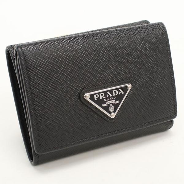 PRADA（プラダ） 中古良品 三つ折り財布 2MH042 サフィアーノ