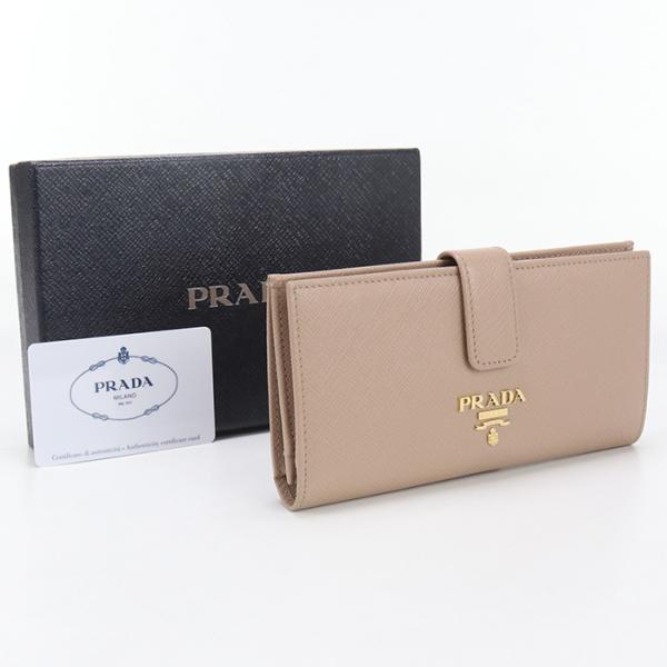 イオン広店】 中古 PRADA | プラダ 長財布 サフィアーノ 1ML025  