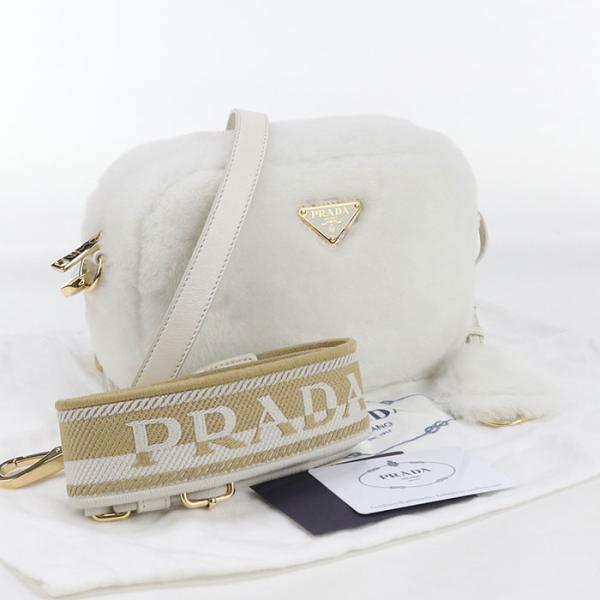 【中古・未使用】PRADA プラダ 斜め掛け ショルダーバッグ 1BH192 2EC9 F0009 レディース ホワイト PRADA（プラダ） 中古・未使用 斜め掛け ショルダーバッグ 1BH192 2EC9