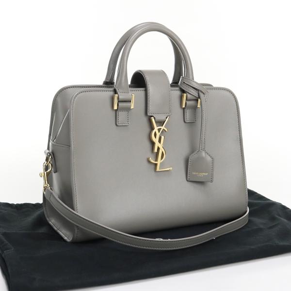 中古良品サンローランSAINT LAURENTハンドバッグ ベイビーカバス