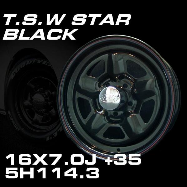 ブラックホイール 16x6.5 5穴100mm 4本セット xj-rugged-5h-h.jpg