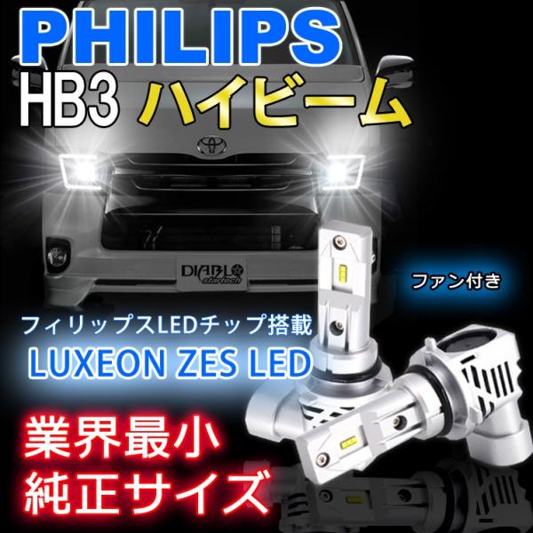 HB3 LEDヘッドライト ハイビーム  COB 電球 2個 左右