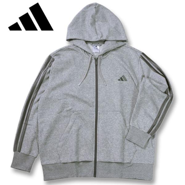 adidas 4XL 超オーバーサイズ アディダス スウェット フーディー SALE】大きいサイズ メンズ adidas アディダス スウエット プル