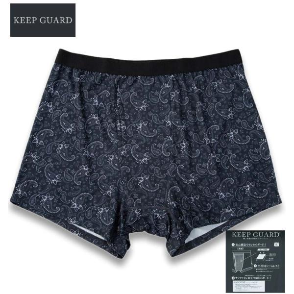 大きいサイズ メンズ KEEP GUARD ナノファイン100加工 軽失禁対策