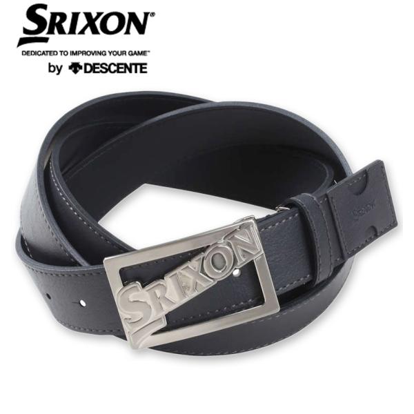 大きいサイズ SRIXON ブランドロゴバックルベルト ダークグレー 4L/〜150cm 1270-2301-2-85 SRIXON 大きいサイズ メンズ ブランドロゴバックルベルト 4L/〜150cm