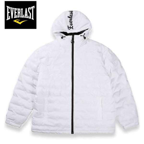 大きいサイズ メンズ EVERLAST 防風ウラアルミ ブルゾン ホワイト 1273-5390-1 3L 4L 5L 6L EVERLAST（エバーラスト） 大きいサイズ メンズ 防風 ウラアルミ