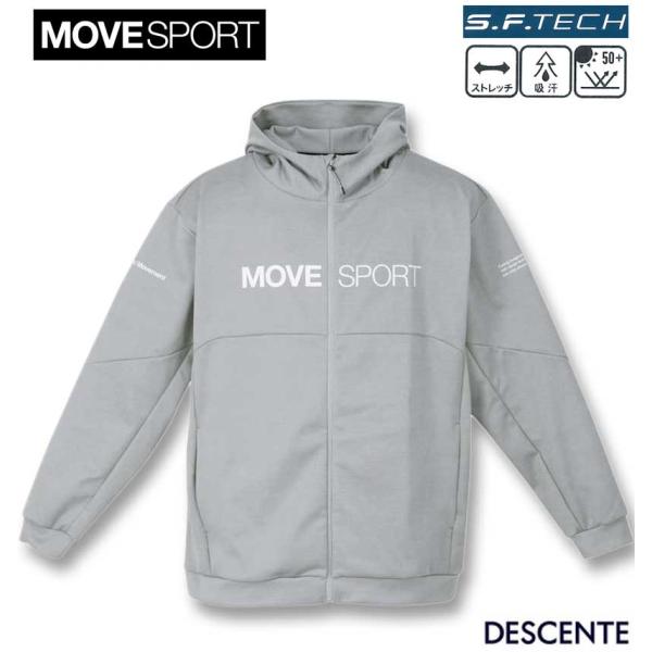大きいサイズ メンズ MOVESPORT S.F.TECH フルジップフーディー 3L～6L