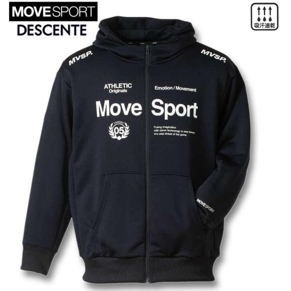 大きいサイズ メンズ MOVESPORT ライトスムース スウェット オーセンティックロゴ フルジップ フーディー 3L 4L 5L 6L