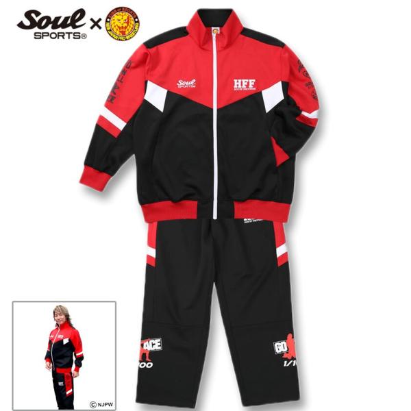 大きいサイズ メンズ SOUL SPORTS×新日本プロレス 棚橋弘至 長袖