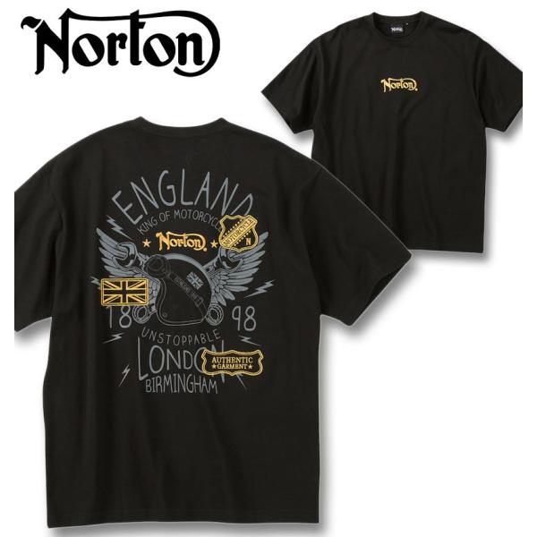 ノートン（NORTON） 大きいサイズ メンズ 天竺 半袖 Tシャツ 3L 4L 5L