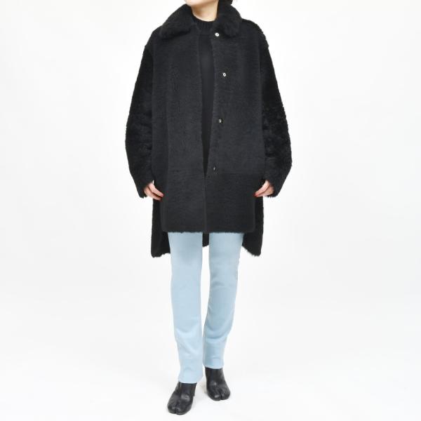 KARL DONOGHUEカールドノヒュー CMFMCW4 ムートンファーハーフコート