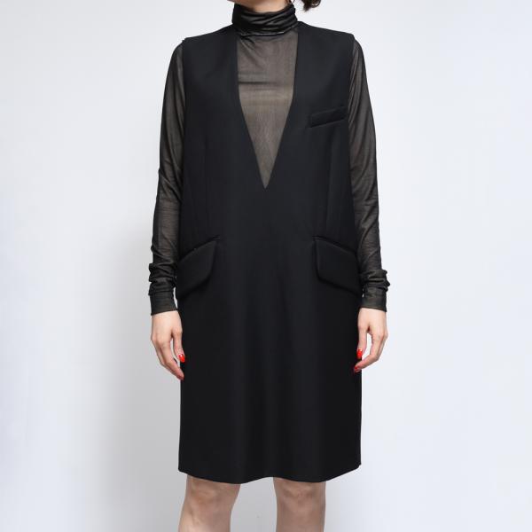 MM6 Maison Margiela ノースリーブスウェットワンピース　フリル MM6 Maison Margiela ノースリーブスウェットワンピース フリル