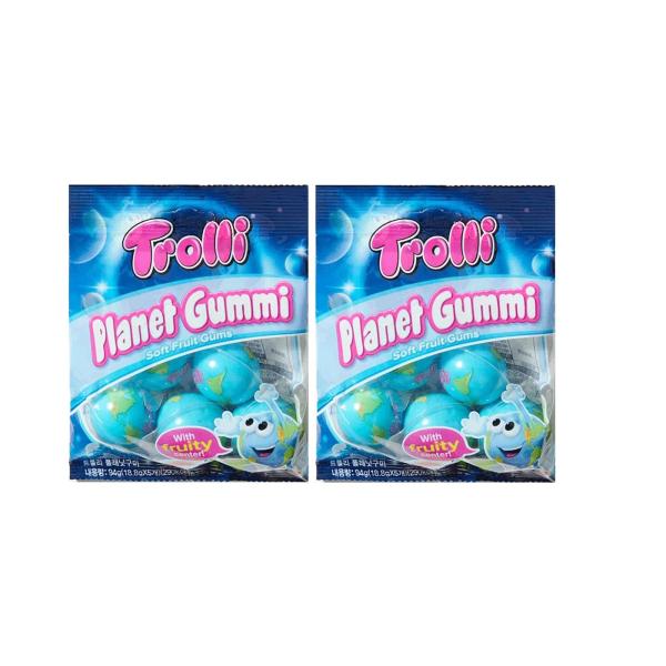 Trolli トローリ 地球グミ　プラネットグミ　18.8g× 10個 [並行輸入品]