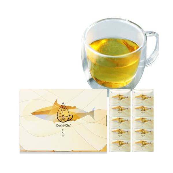 他サイト： 味の素 Dashi-Cha だし茶 かつお 10食入 飲むお出汁 ギフト プチ贅沢 ドリップバッグ カフェインレス 【ミシュラン二つ星「傳」長谷川シェの商品画像